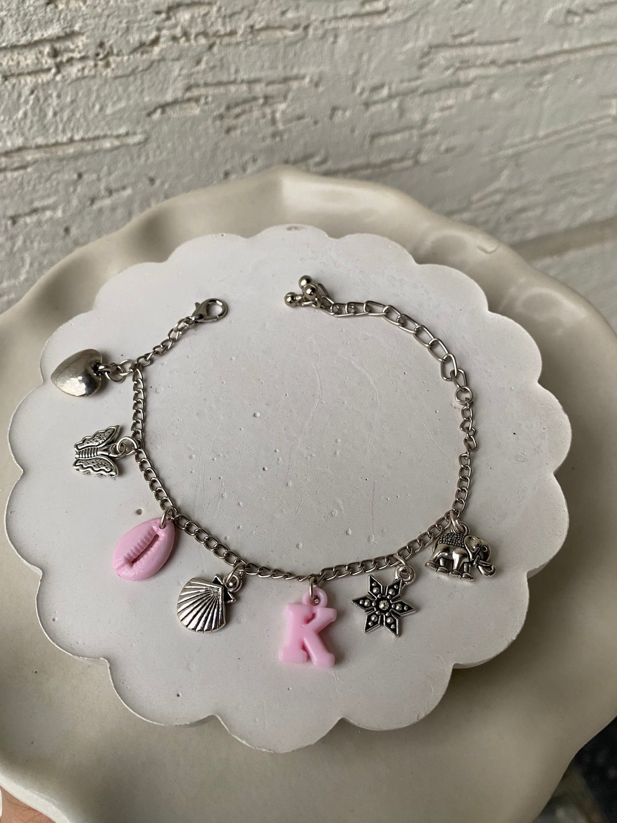 Initial Pastel Bracelet