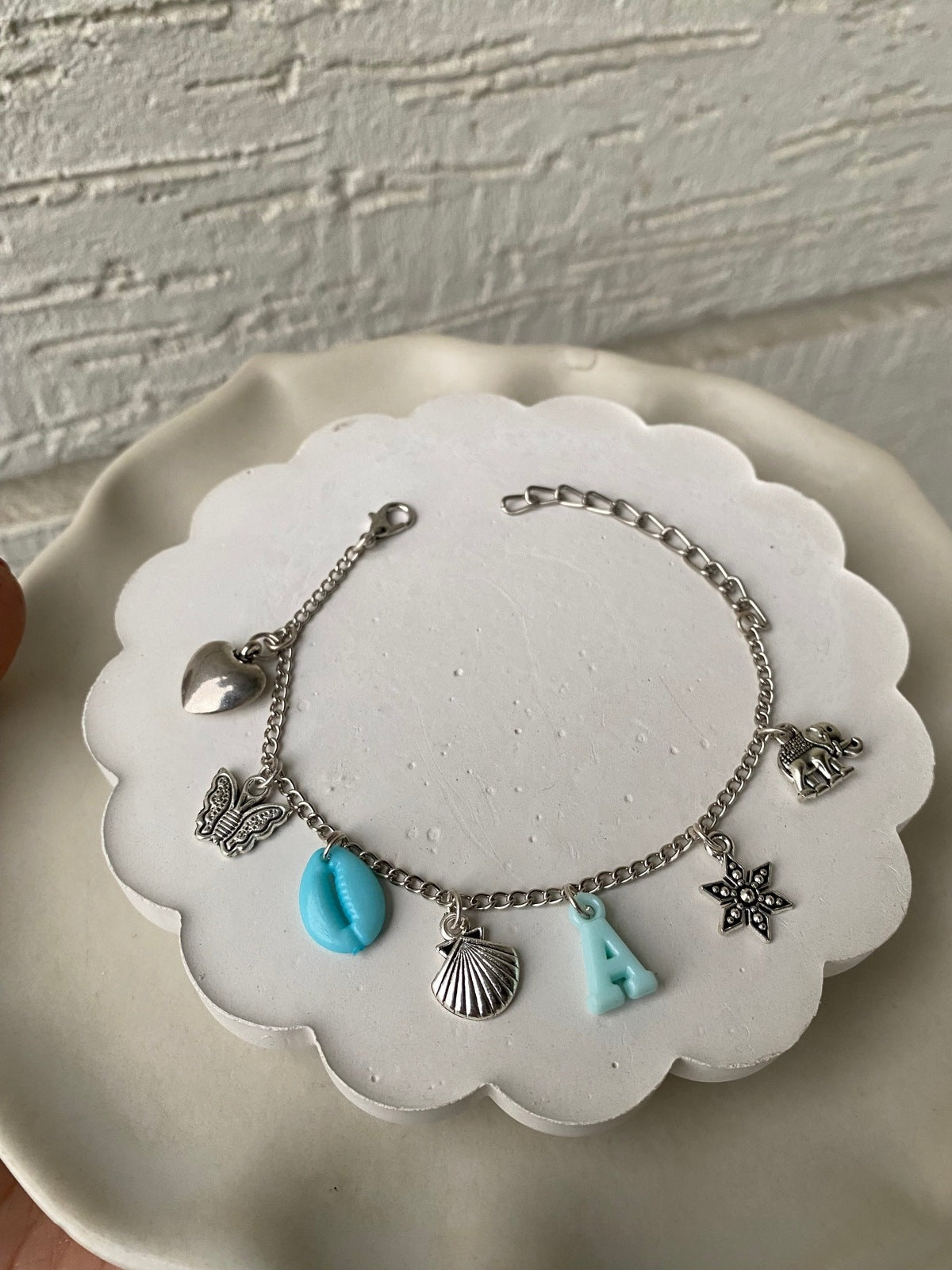 Initial Pastel Bracelet