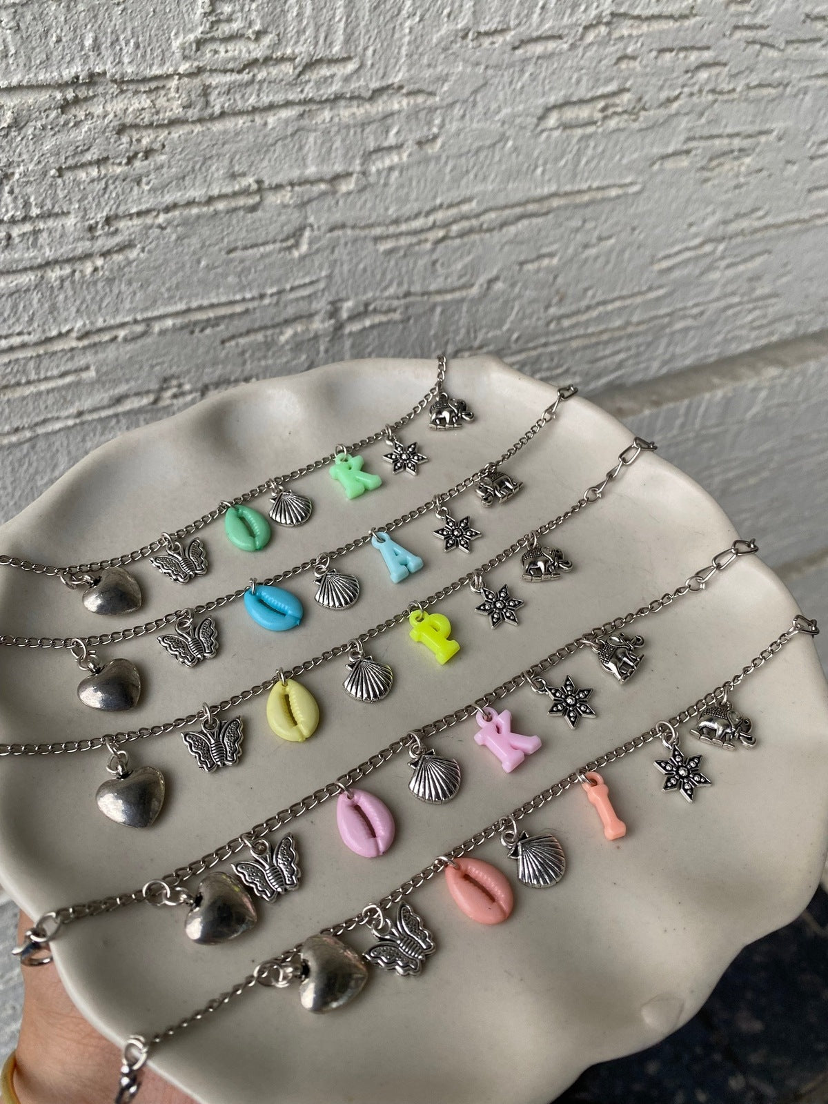 Initial Pastel Bracelet