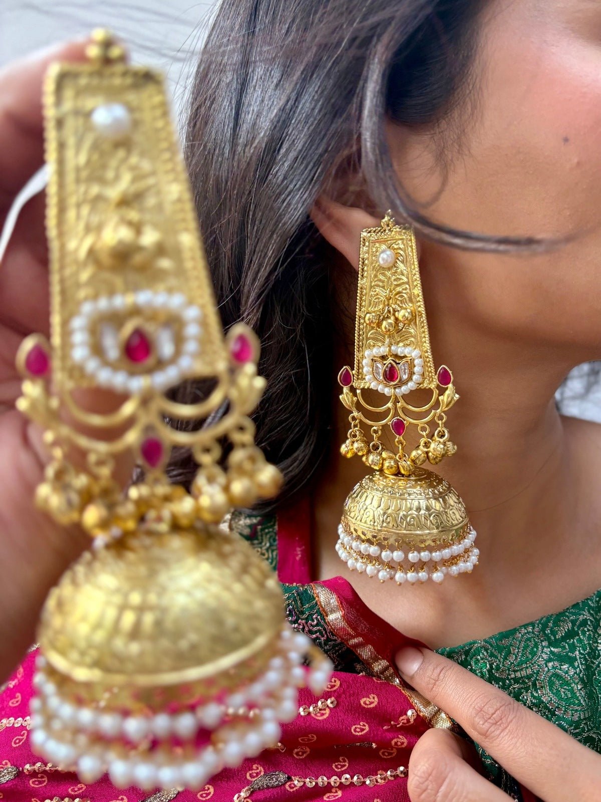 Kashvi Earrings - Retrend Jewels India