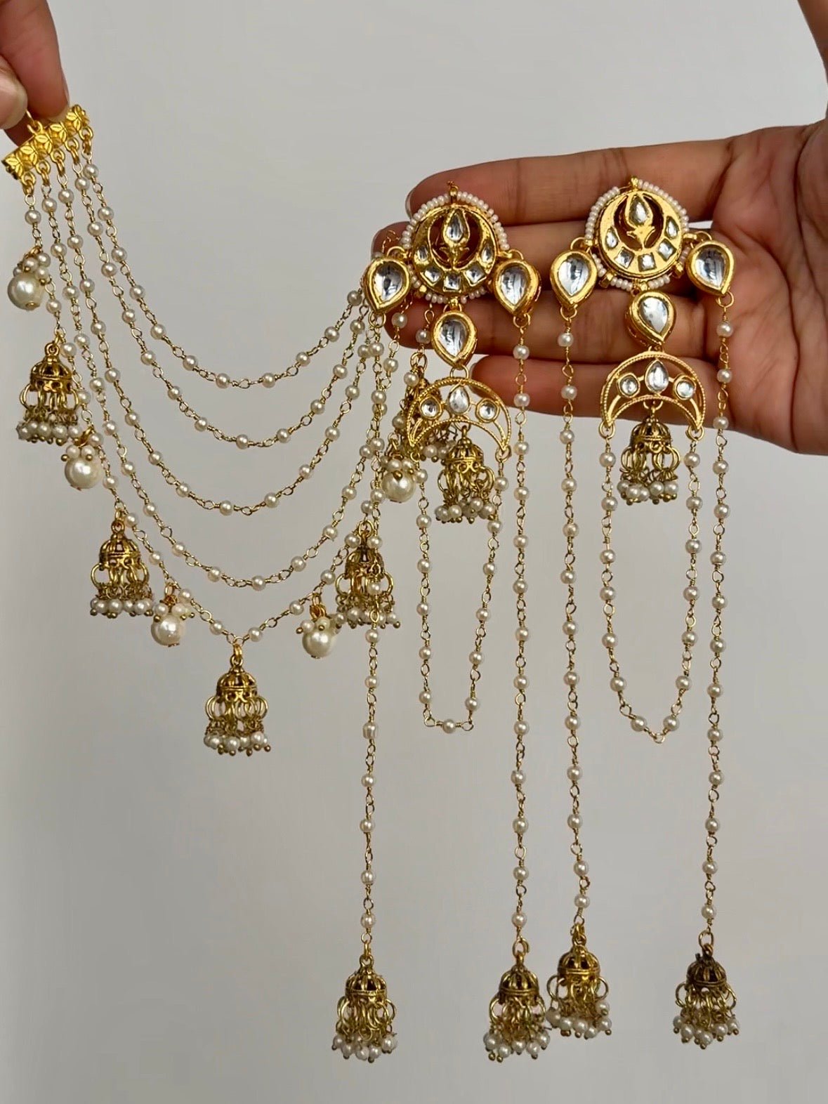 Maaheru String Earrings - Retrend Jewels India