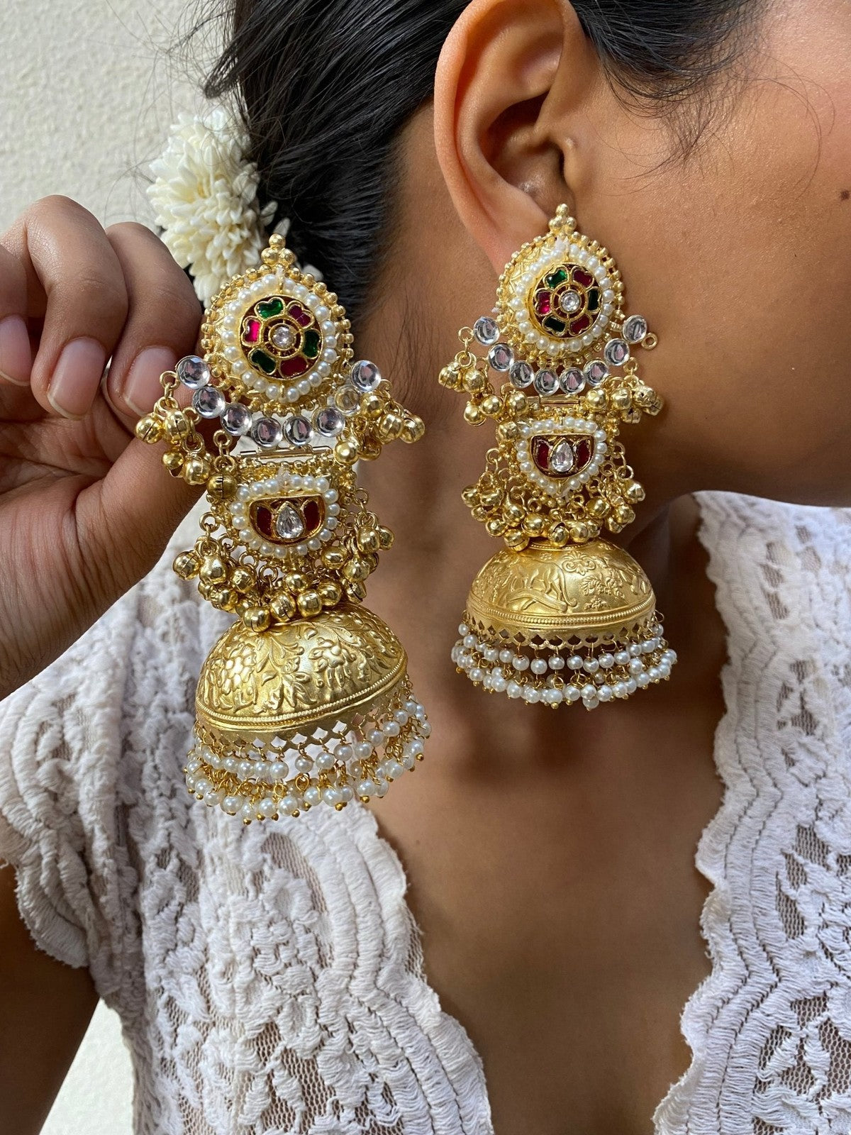 Mukhda Earrings