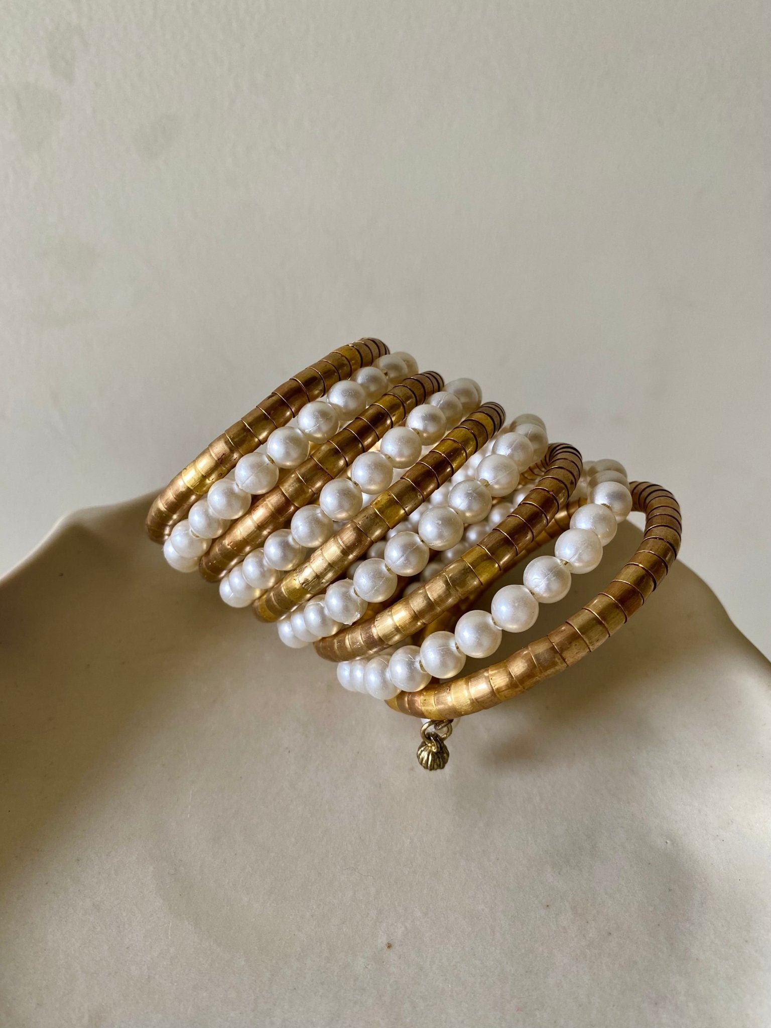 Pearl Curl Bracelet