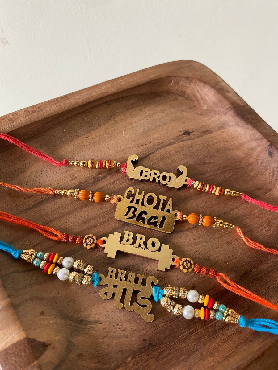Wooden Rakhi – Retrend Jewels India