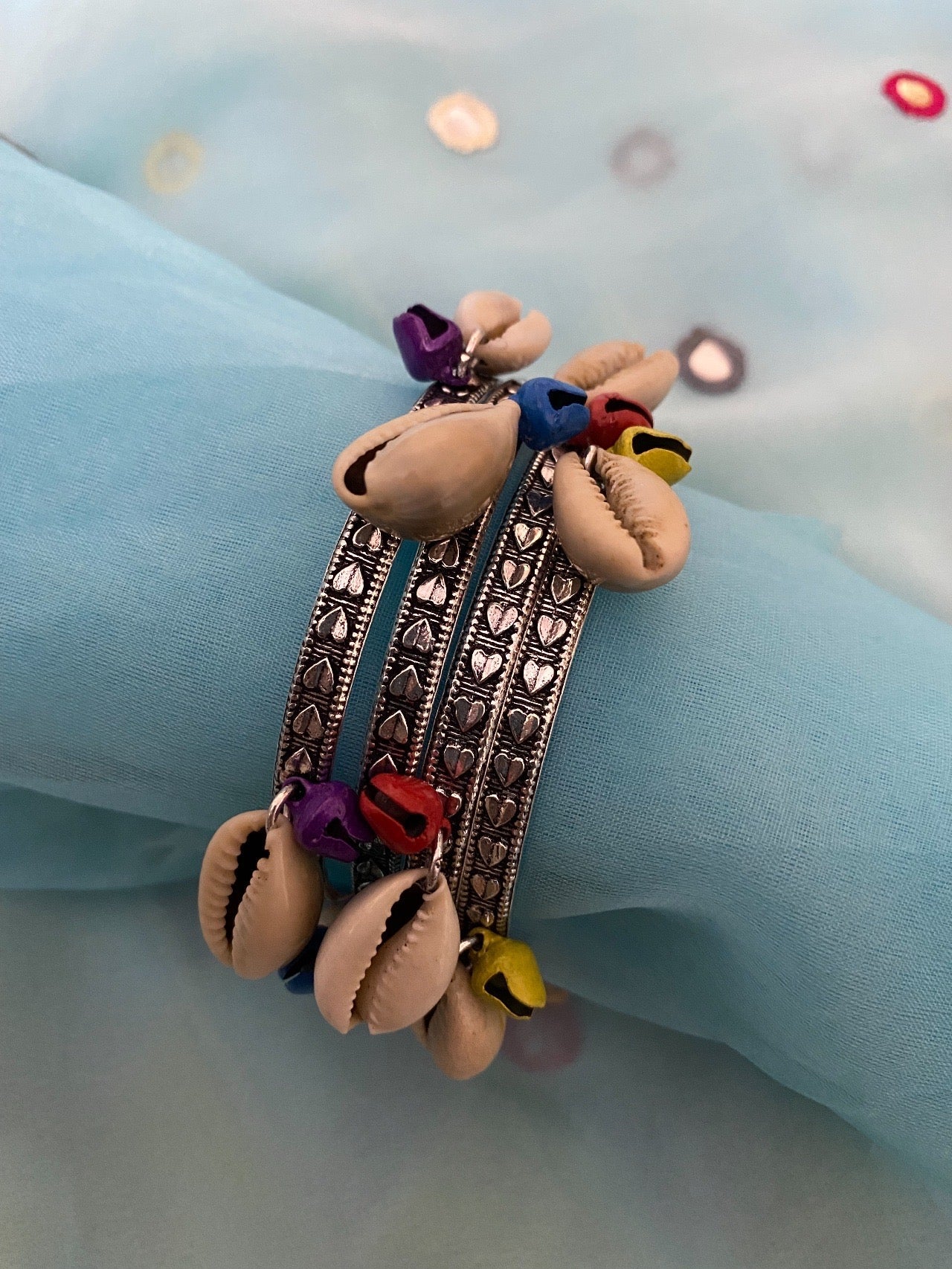 Funky Cowrie Bangles