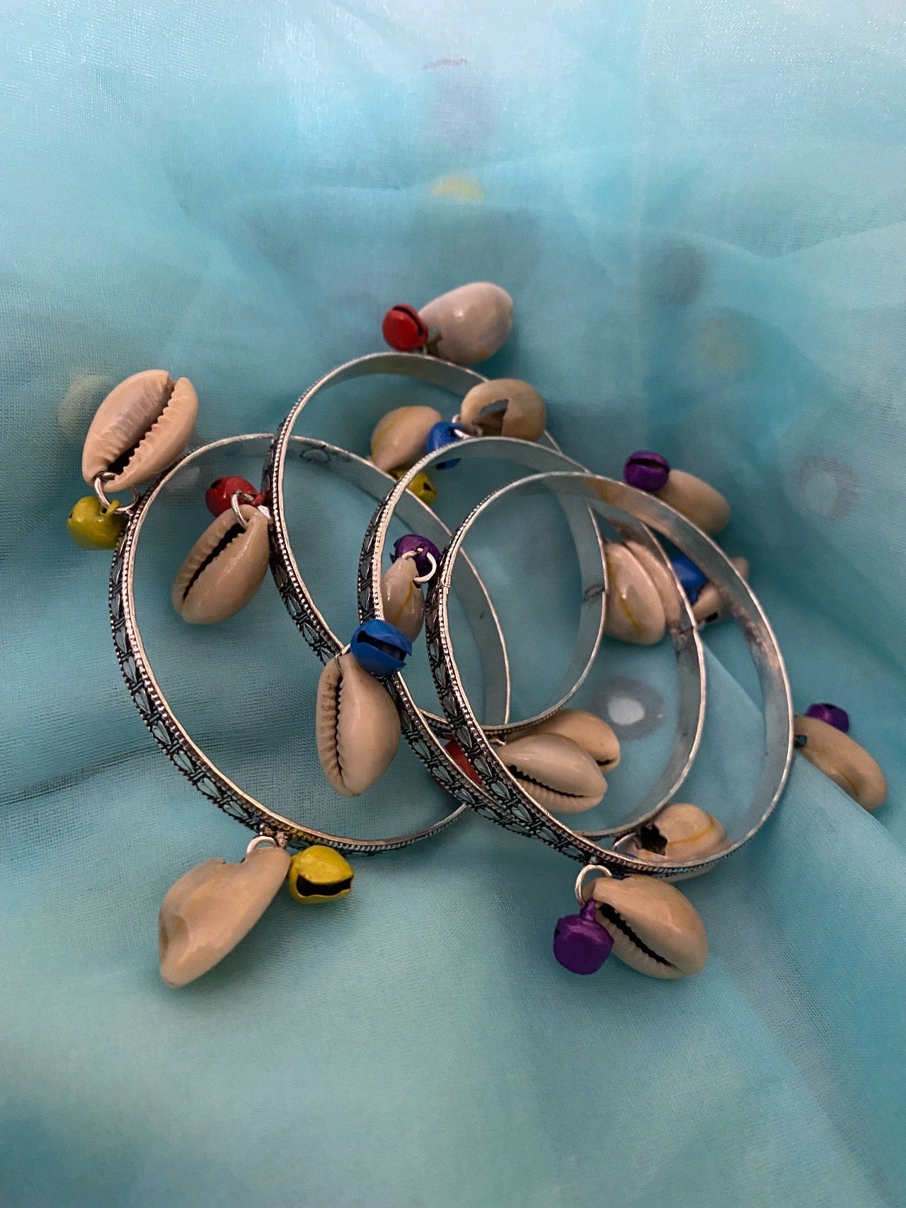 Funky Cowrie Bangles