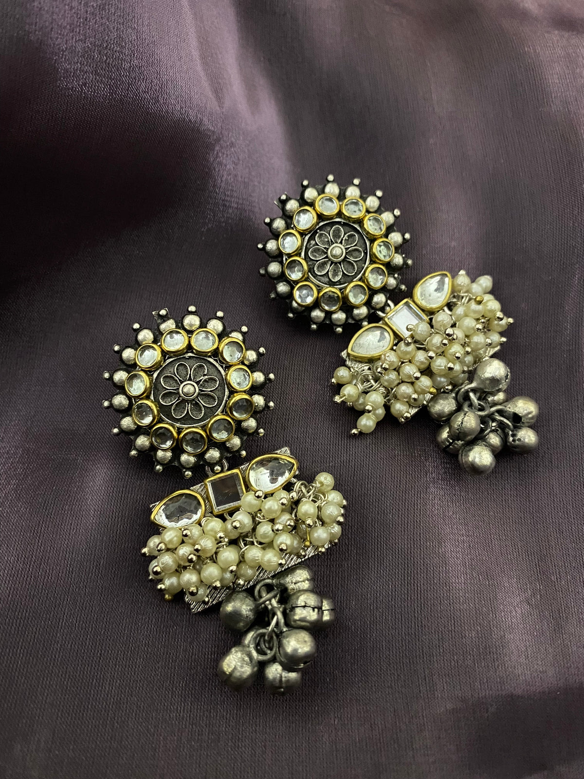 Kundan Antique Earrings