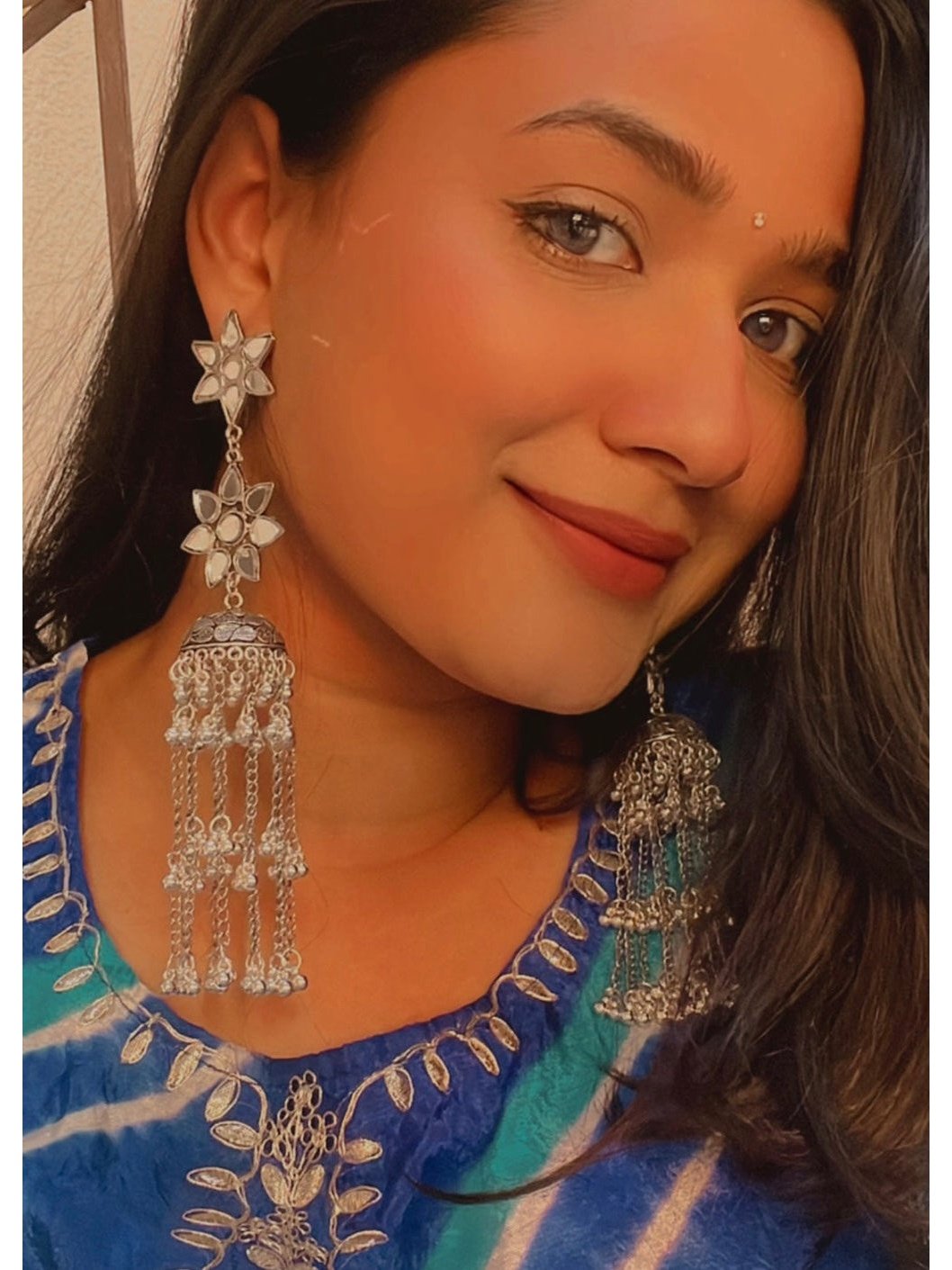 Sunehera Long Earrings